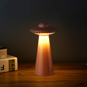 Dimmable Led Night Light UFO Table Lamp USB Rechargeable