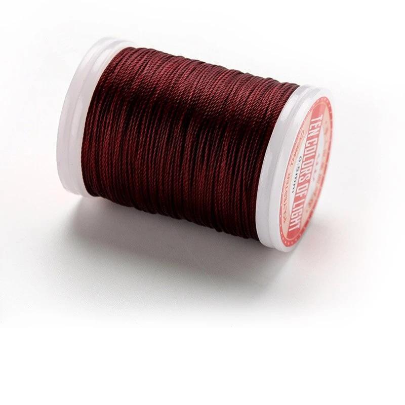 Round Waxed Thread Polyester Cord Coated Strings