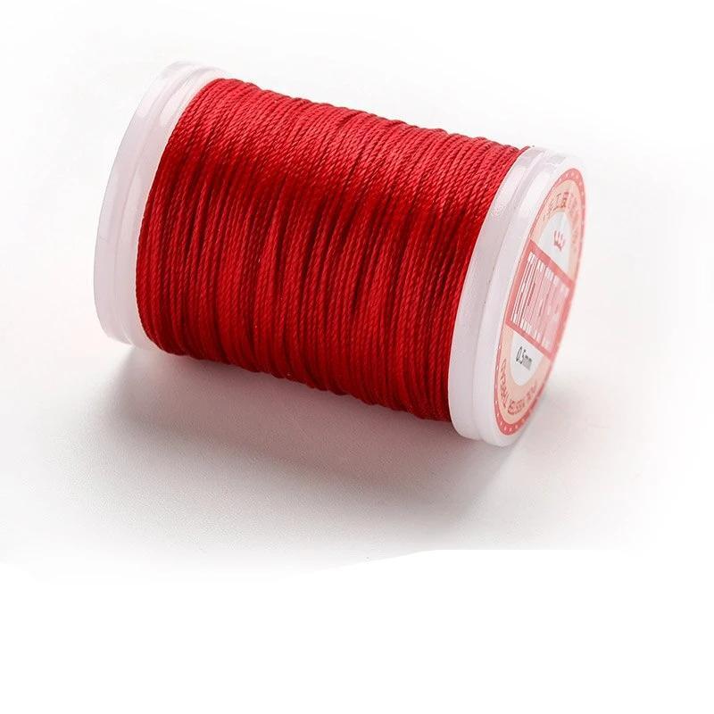 Round Waxed Thread Polyester Cord Coated Strings