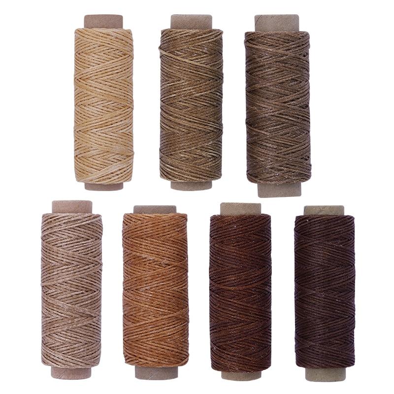 Leather Waxed Thread Cord 150D 50M Polyester Stitching