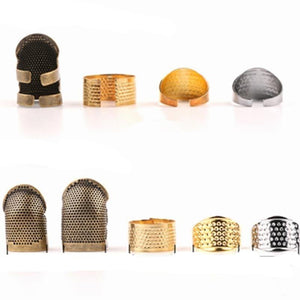 1PCS Retro Finger Protector Antique Thimble Ring Needle