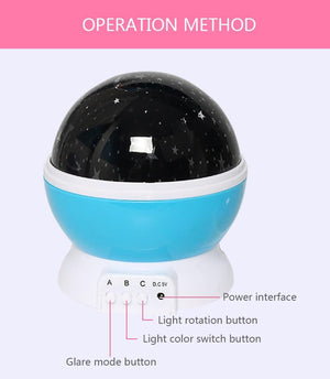 2 in 1 Starry Sky LED Night Light