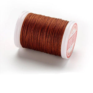 Round Waxed Thread Polyester Cord Coated Strings