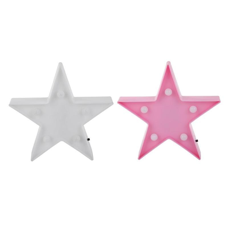 Star Shaped LED Night Light Table Lamp