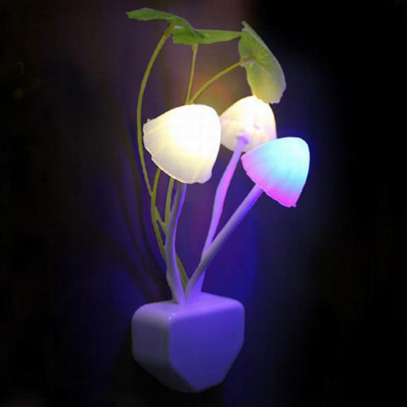 Creative Night Light Sensor Mushroom Lamp