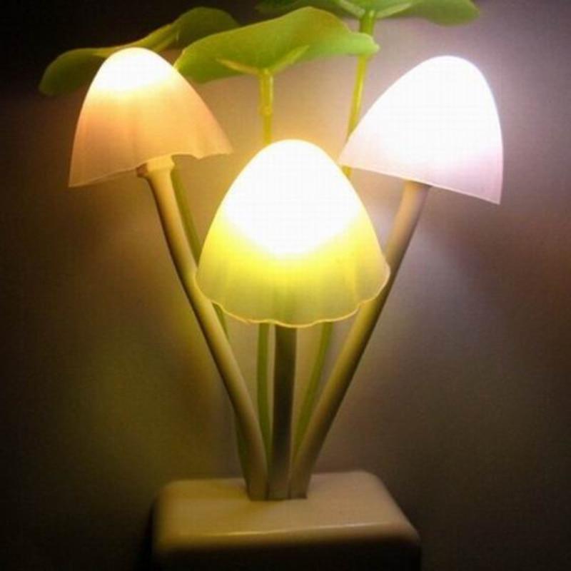 Creative Night Light Sensor Mushroom Lamp