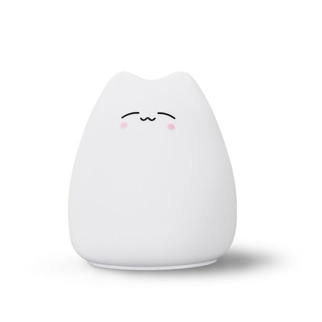 LED Cute Cat Night Light 7 Colorful